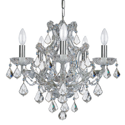 Crystal Laurel 6 Light Crystal Chandelier Crystal Laurel 6 Light Crystal Chandelier